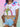 Rainbow Rodeo Crop Top (White)