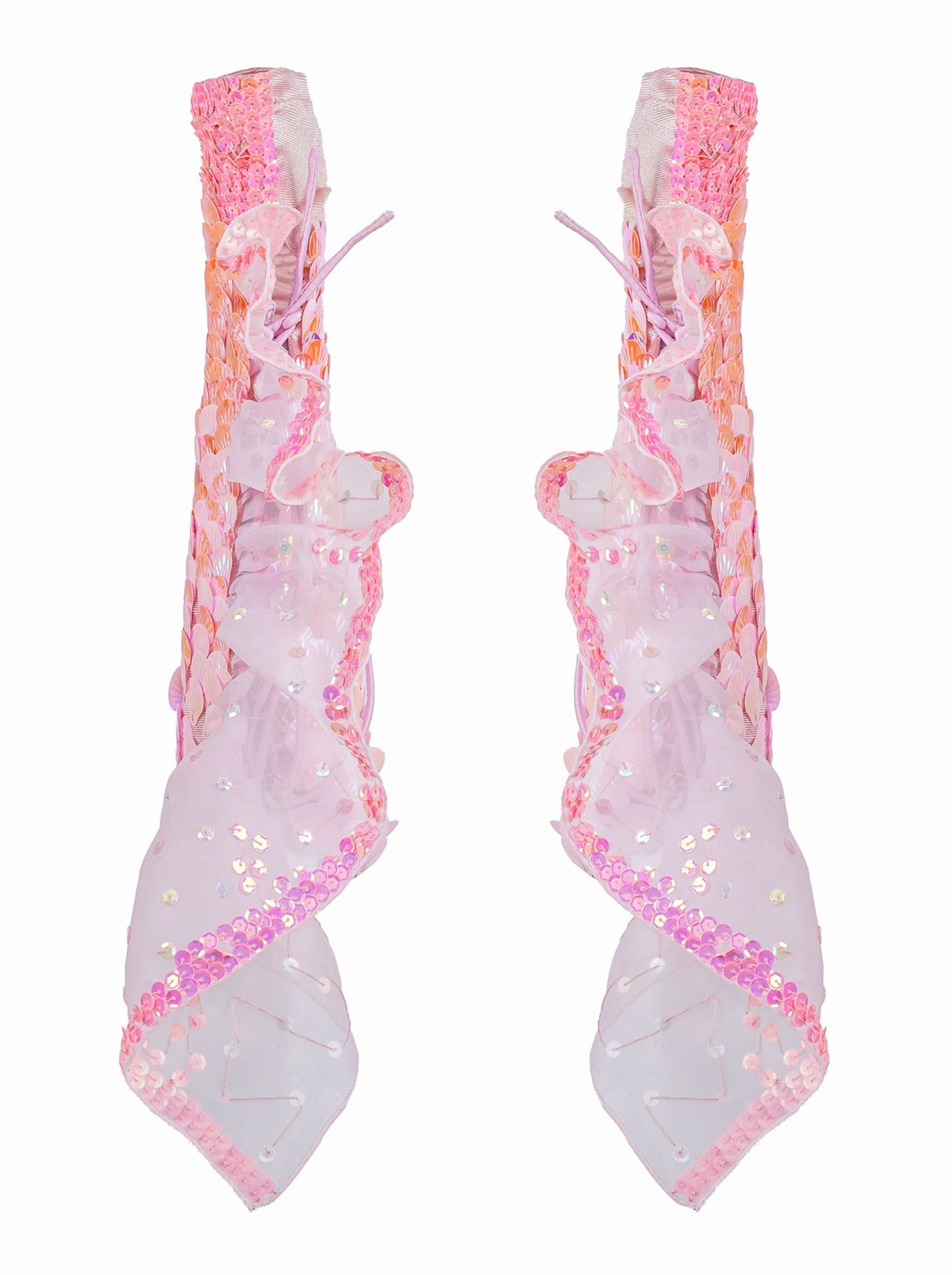 Coralia Mermaid Frill Gloves