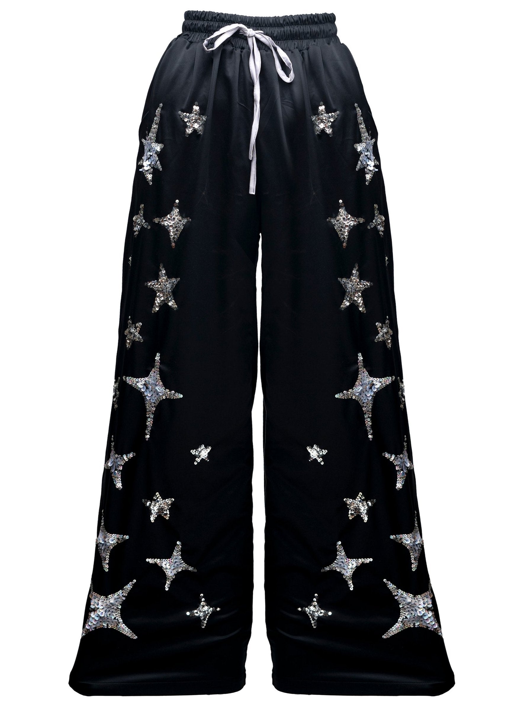 Midnight Stardust Silky Lounge Pants