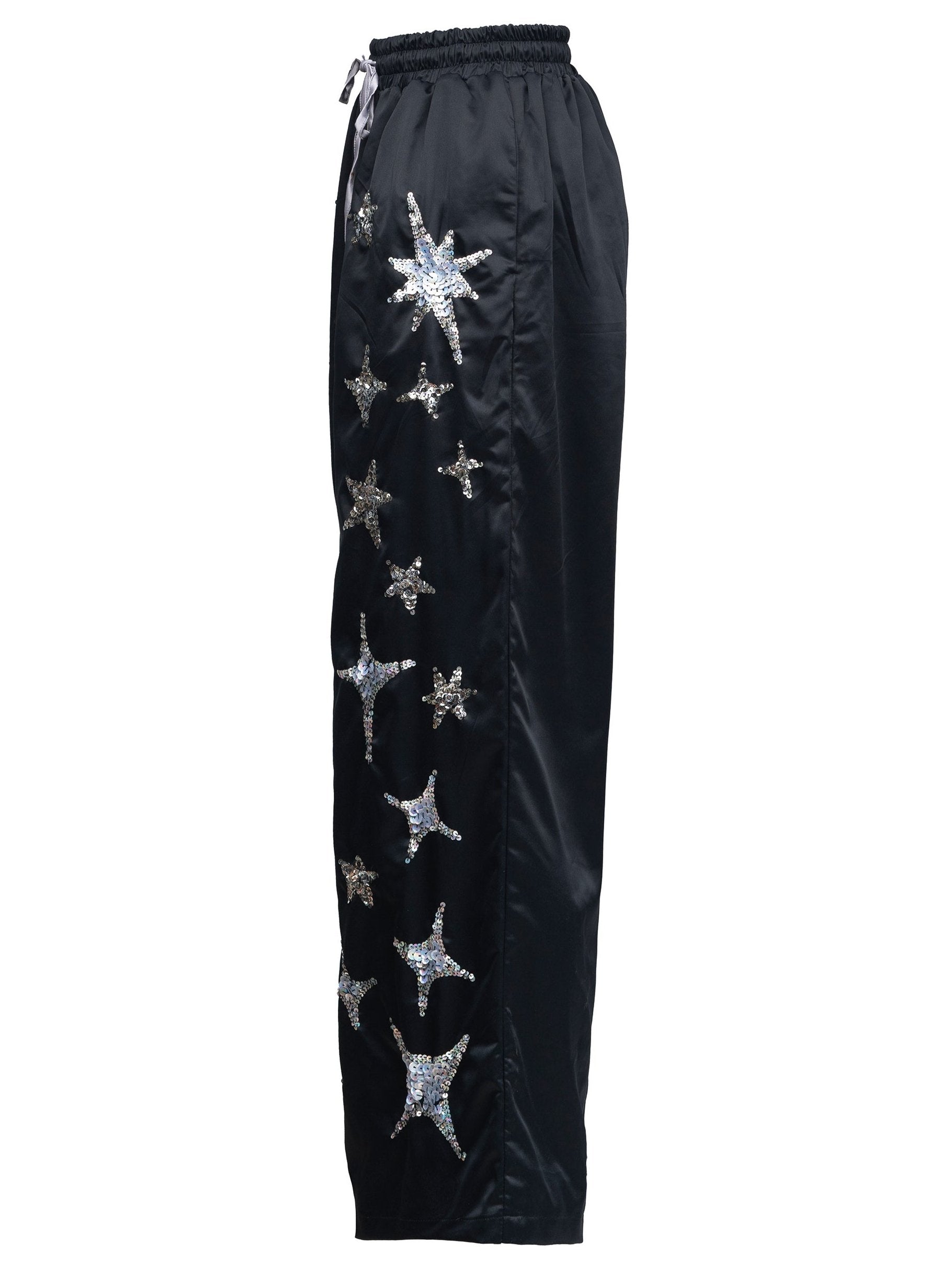 Midnight Stardust Silky Lounge Pants