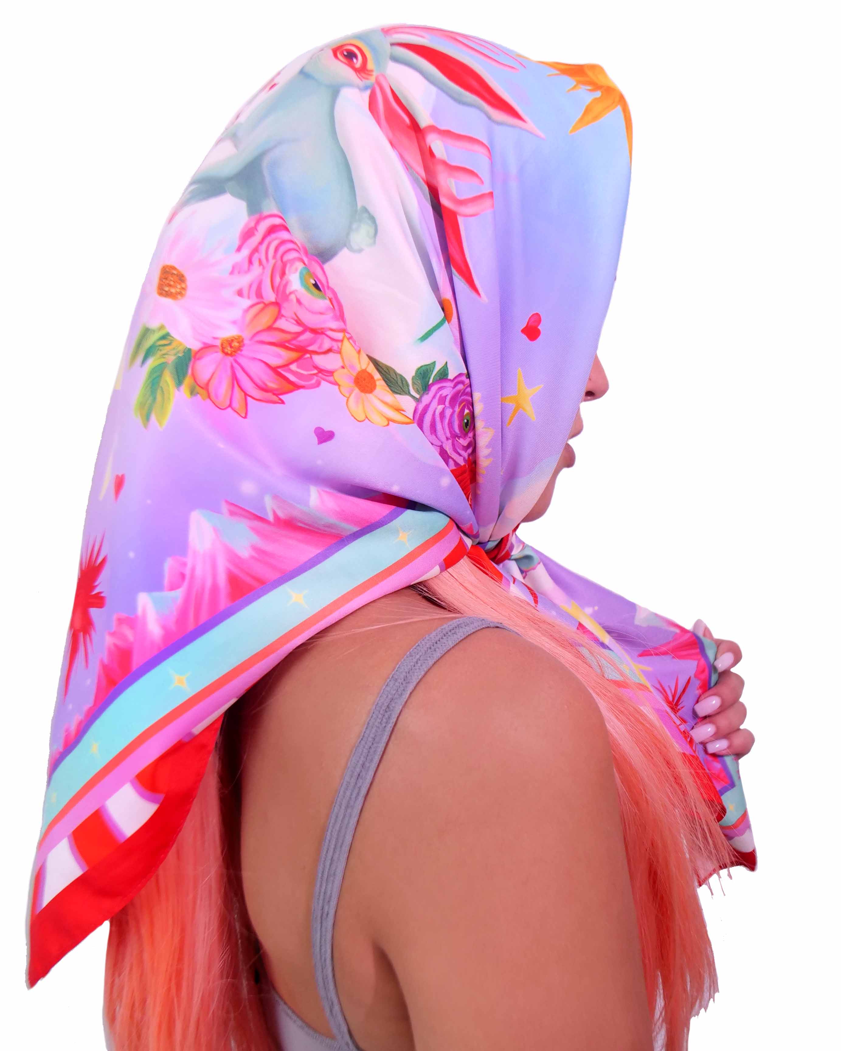 The Celestial Jackalope Scarf
