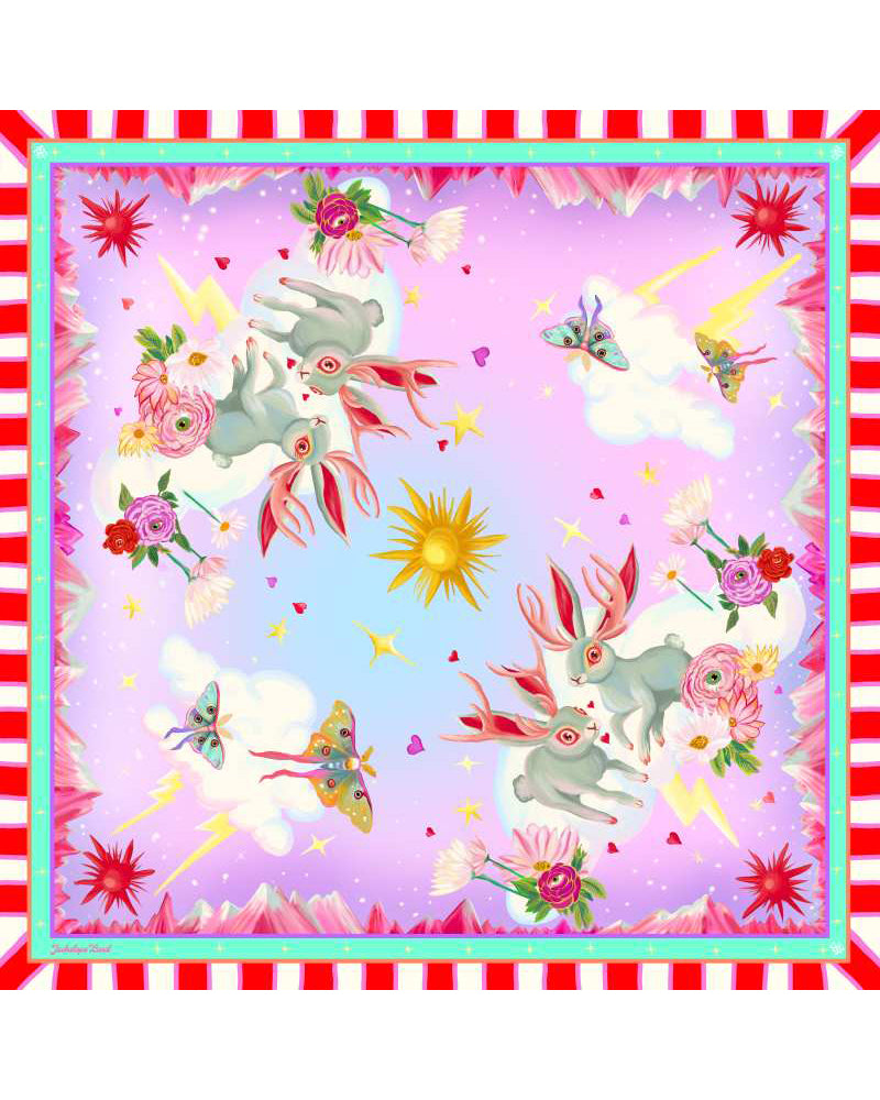 The Celestial Jackalope Scarf