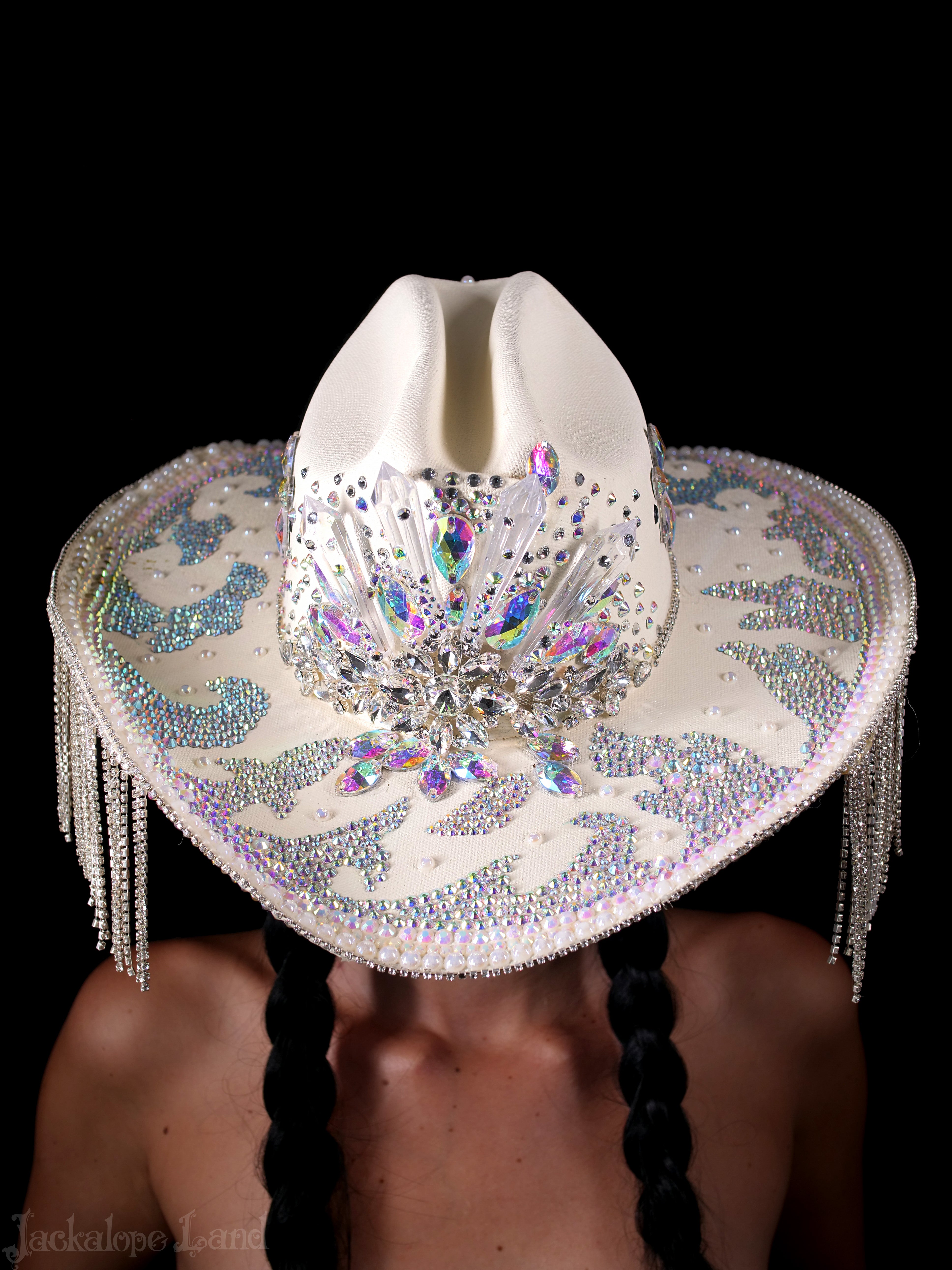 Crystal Quartz Cowboy Hat