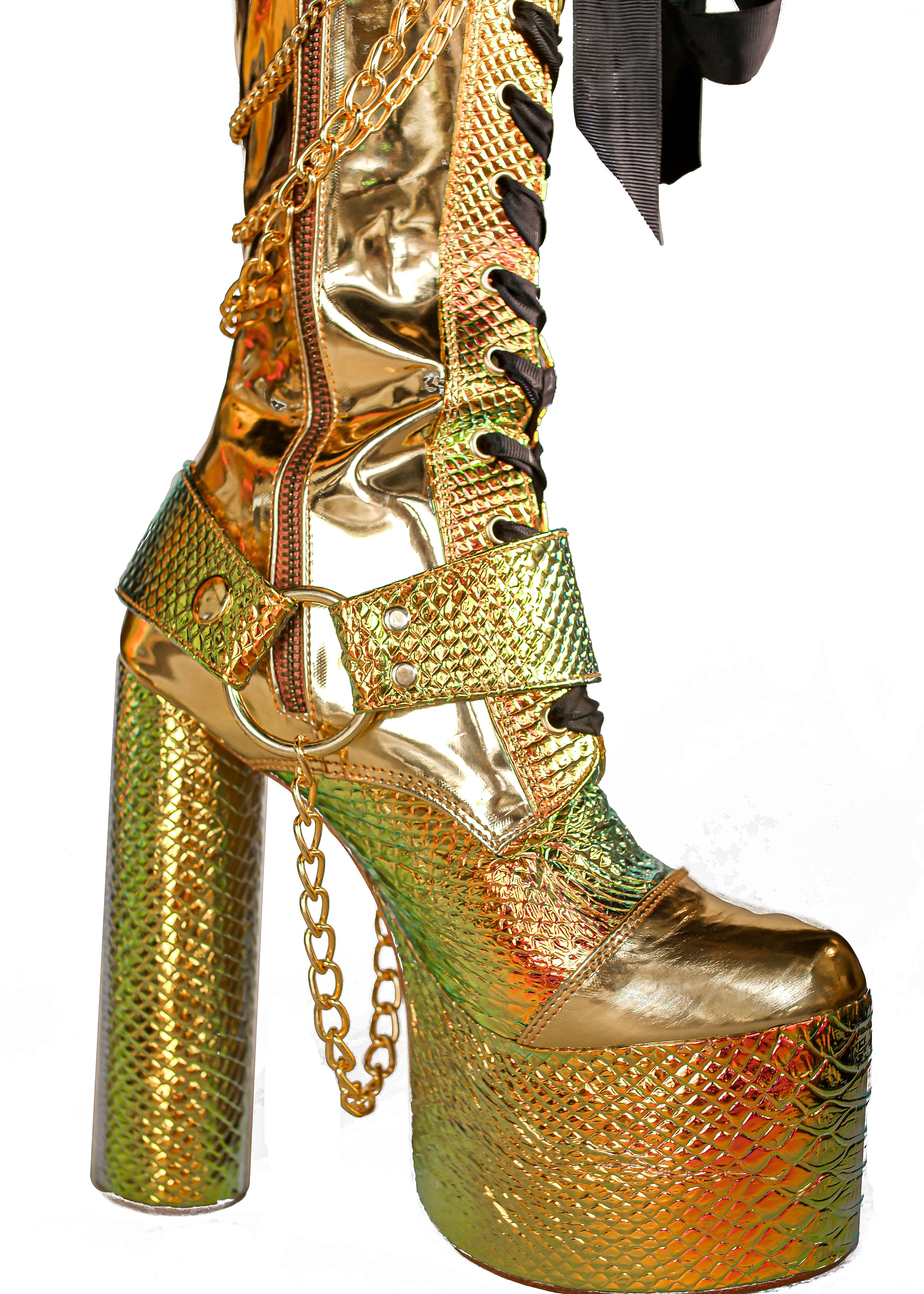 Gilded Dragon Tamer Boots