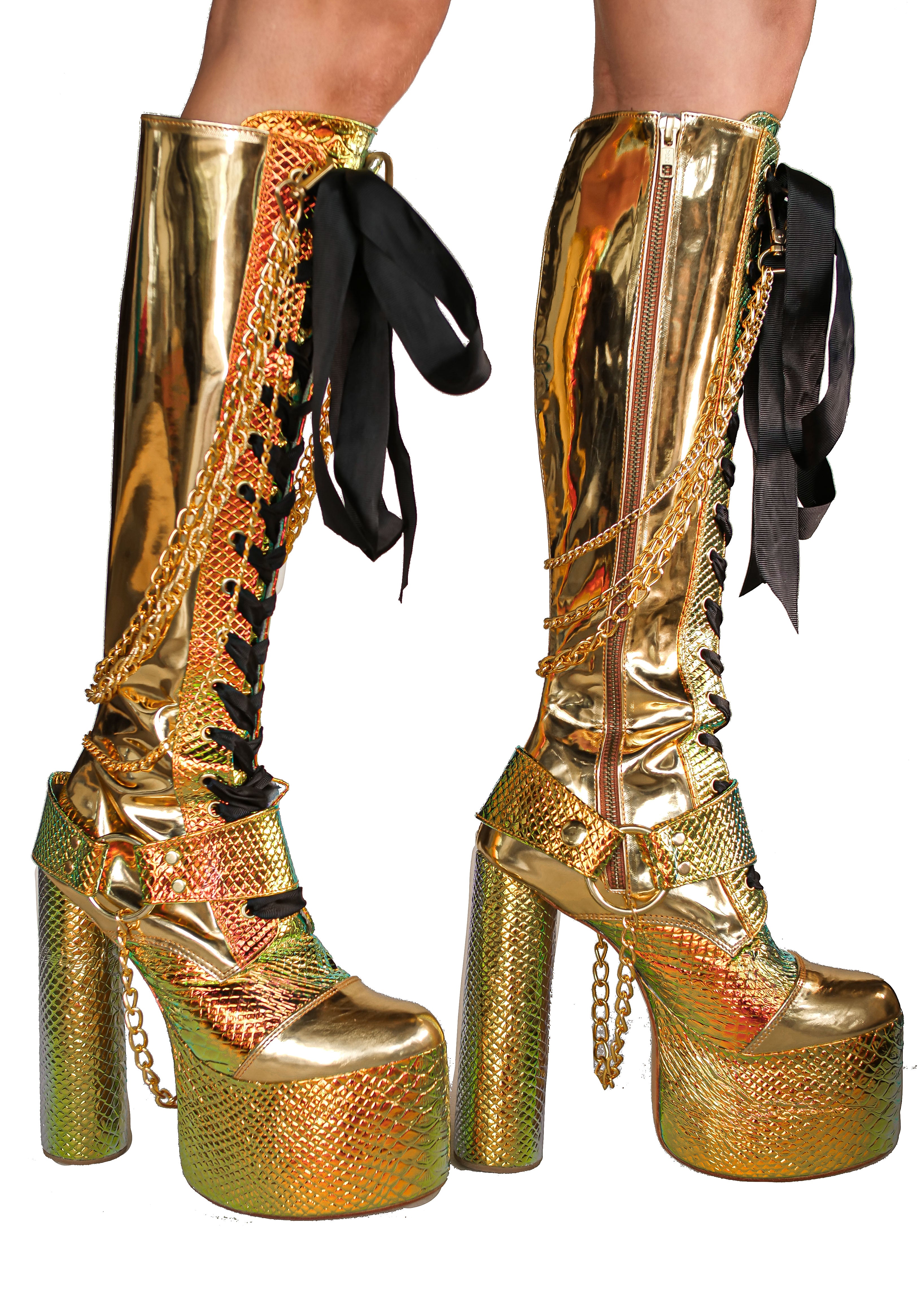 Gilded Dragon Tamer Boots
