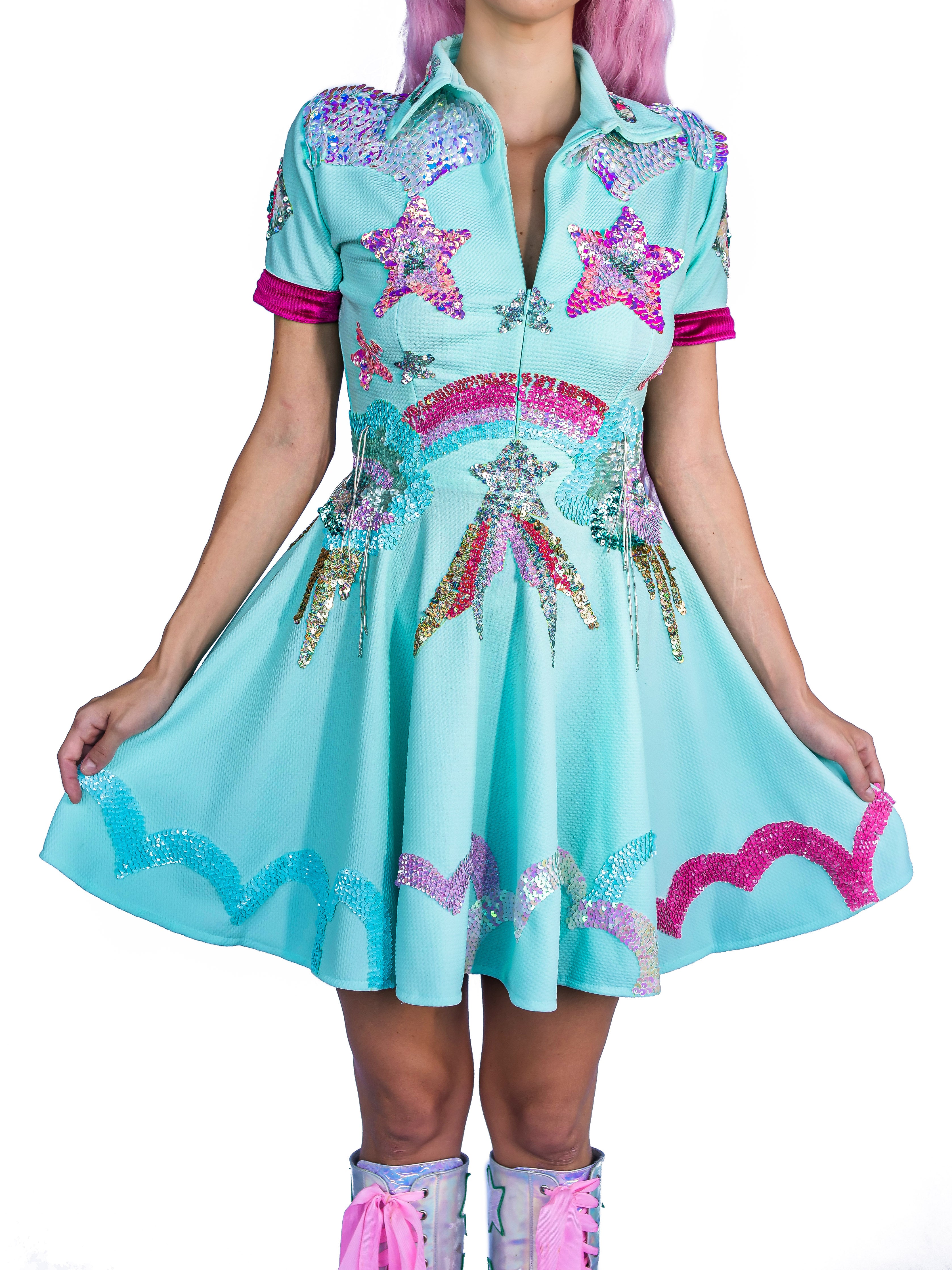 Luna Moth Rodeo Dress – Jackalope Land
