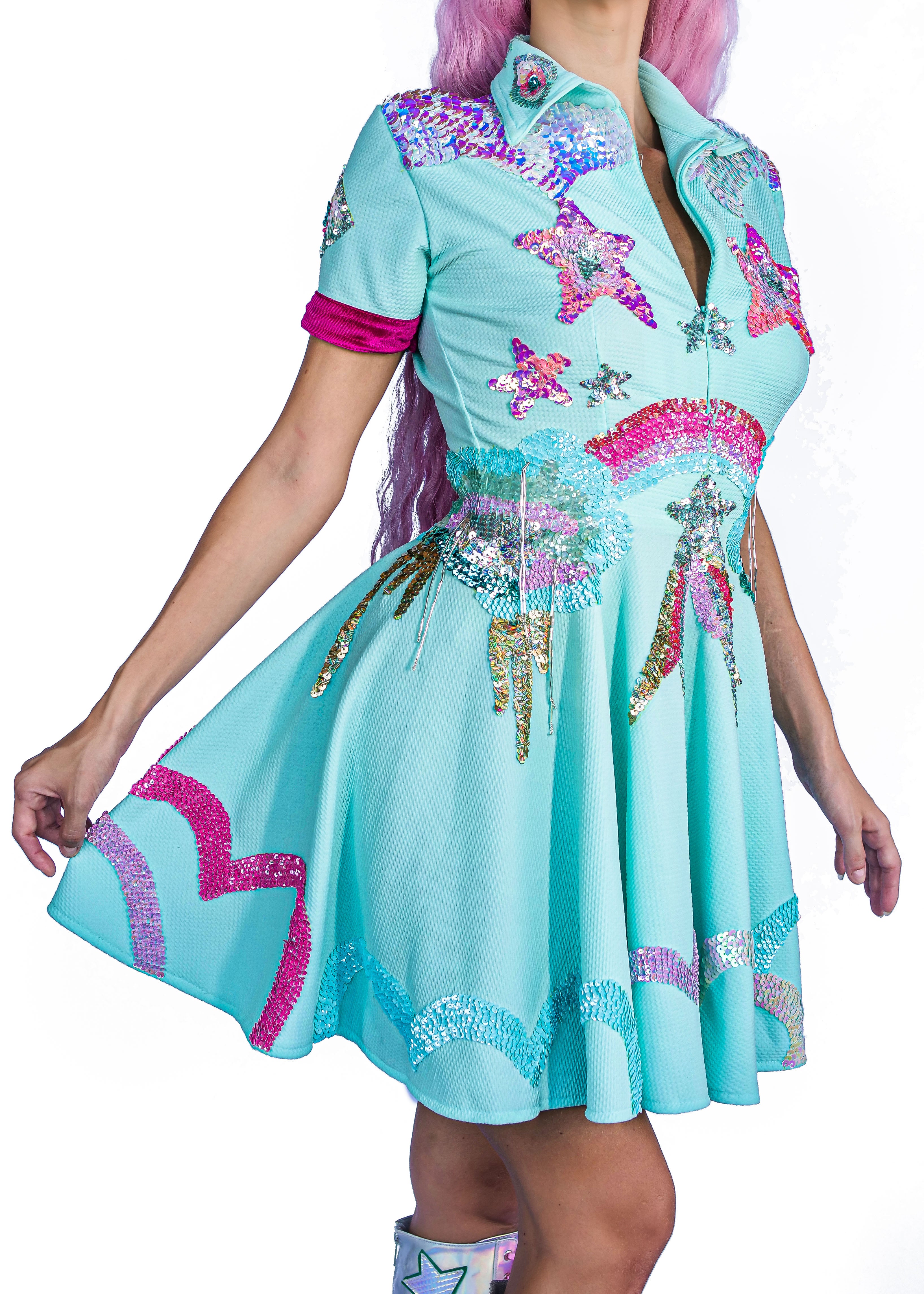 Luna Moth Rodeo Dress – Jackalope Land
