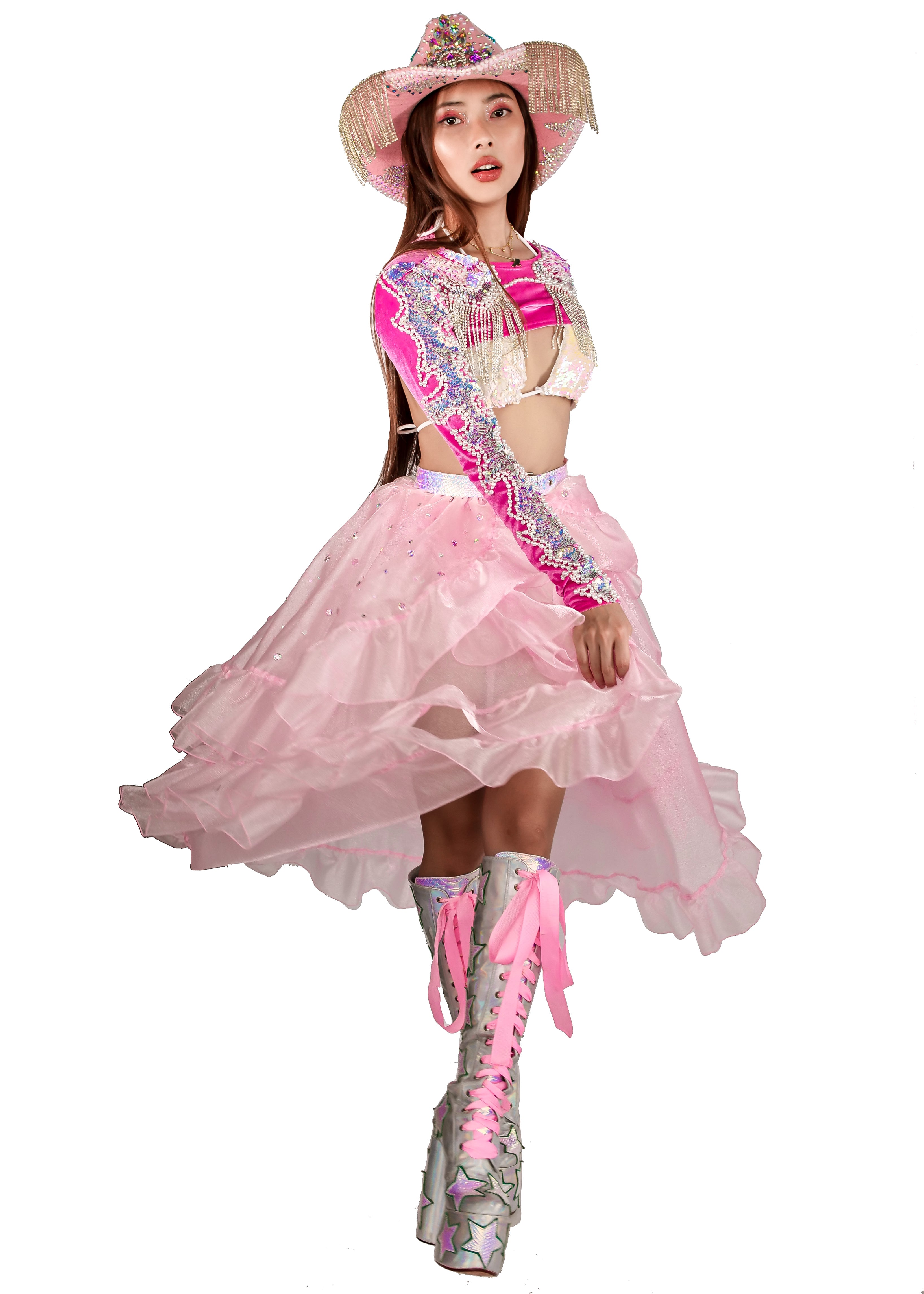 The Desert Princess Pink Overskirt